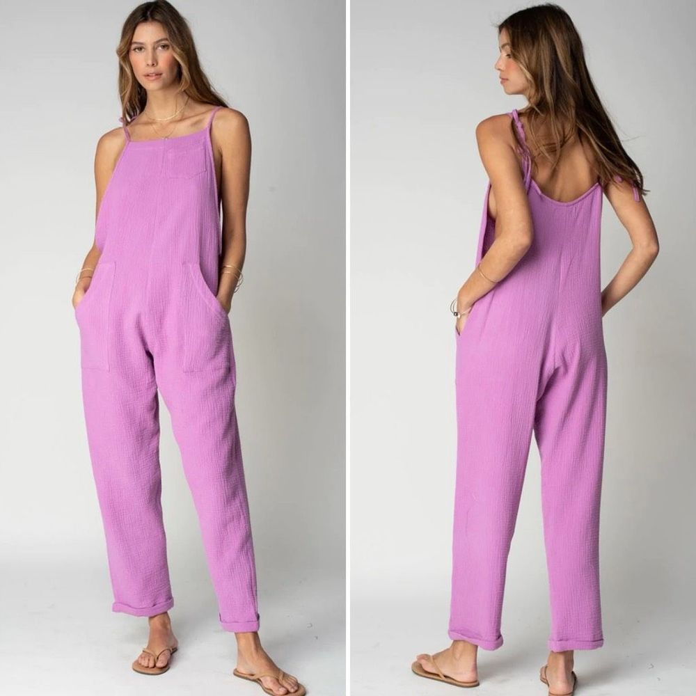 Stillwater Some Beachy Overalls Orchid Size M - Picture 12 of 12